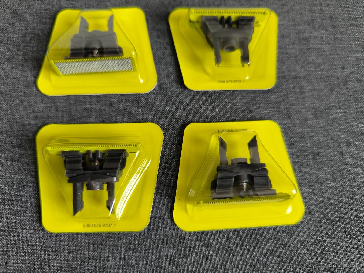 4 x OneBlade brity nádstavce žiletky