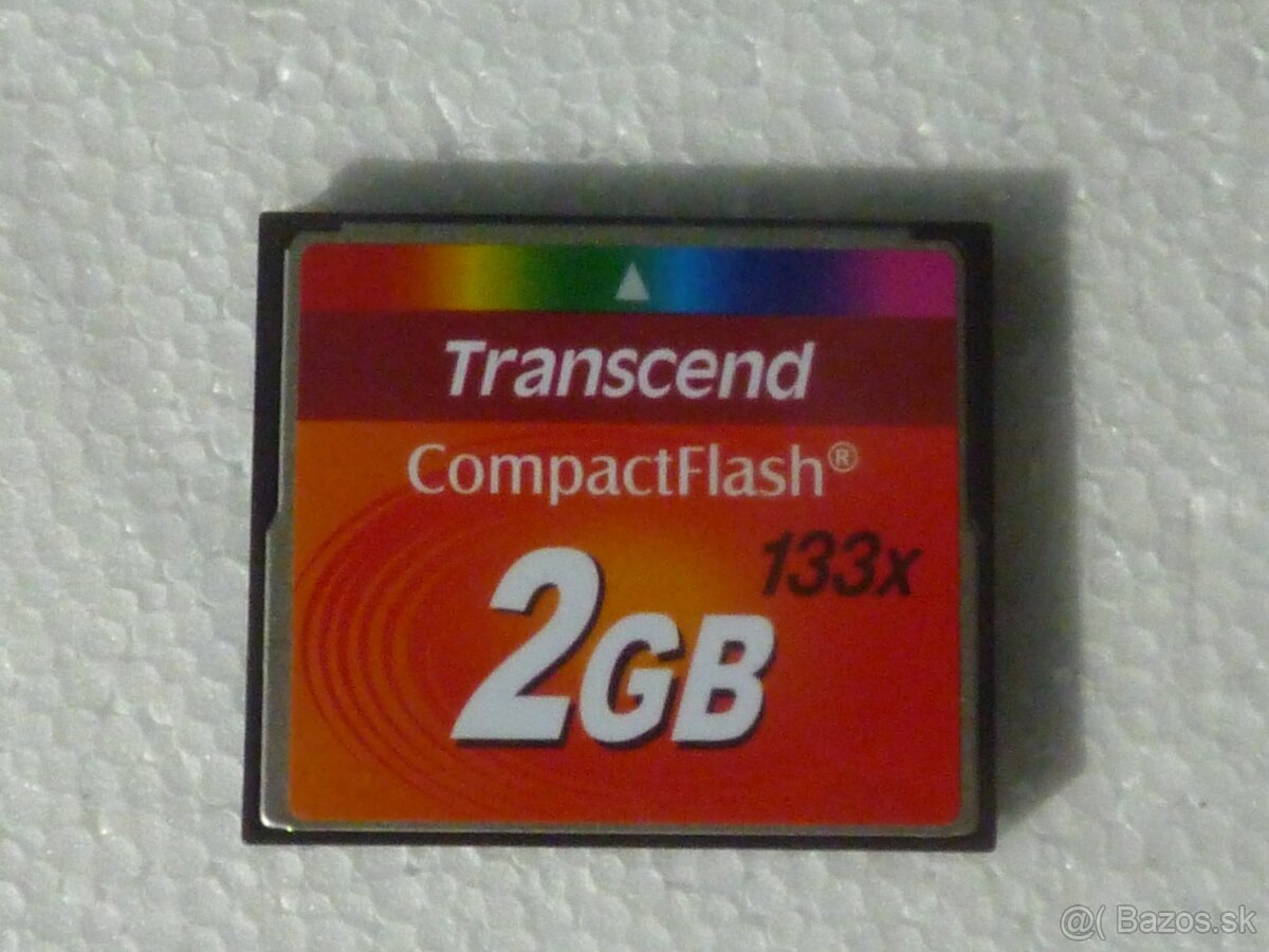 Pamäťová karta TRANSCEND Compact Flash CF - 2 GB