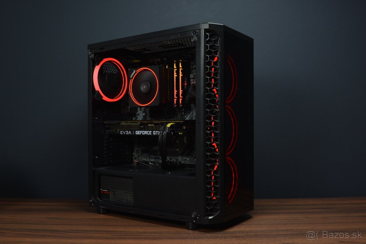 Herní PC GTX 1080 Ti + Ryzen 5 3600X + 16GB RAM + 1,5TB