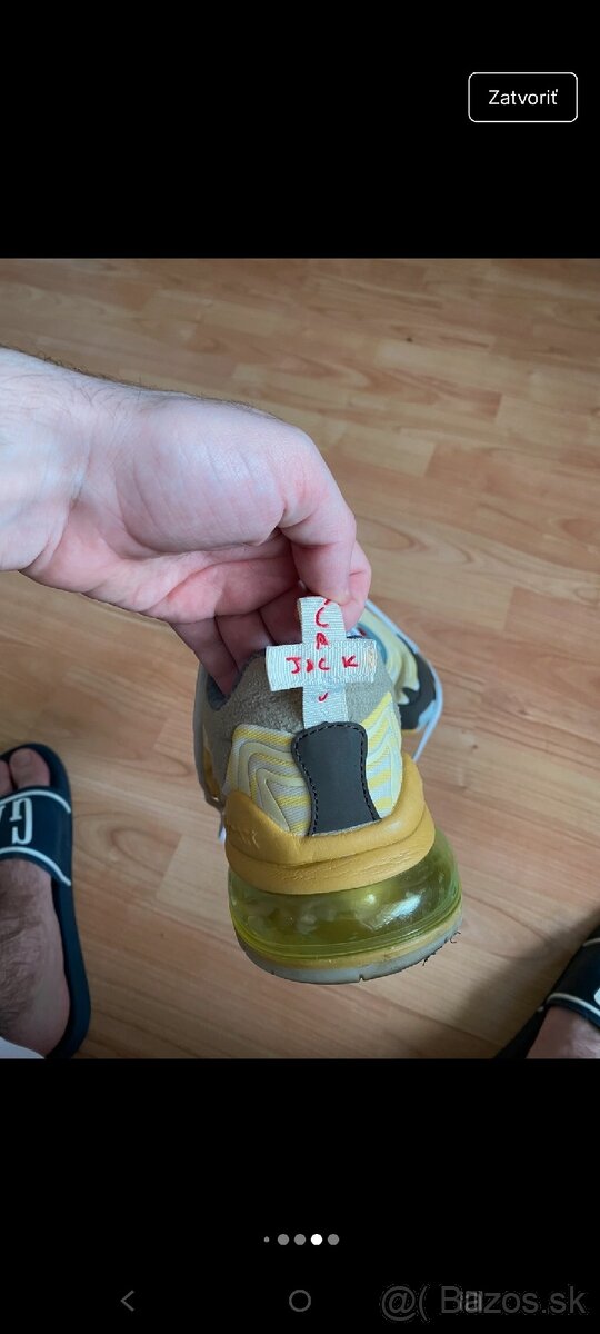 Predám Nike Air Max 270 React – Travis Scott (replika)