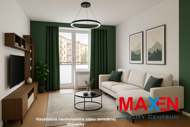 Unikátny 3 - izbový TEHLOVÝ byt , 65 m² + balkón, Rastislavo