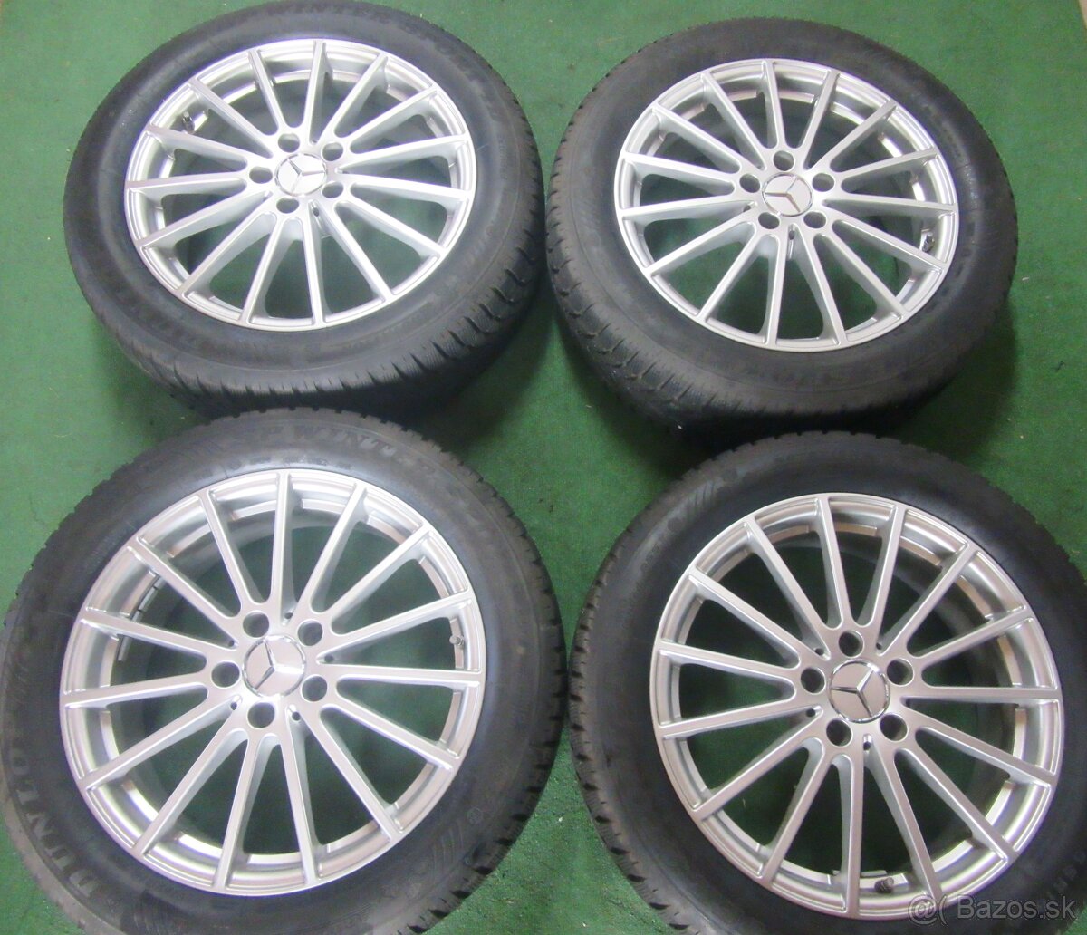 R18 Zimná sada MERCEDES GLA rozteč 5x112 215/55R18 DUNLOP