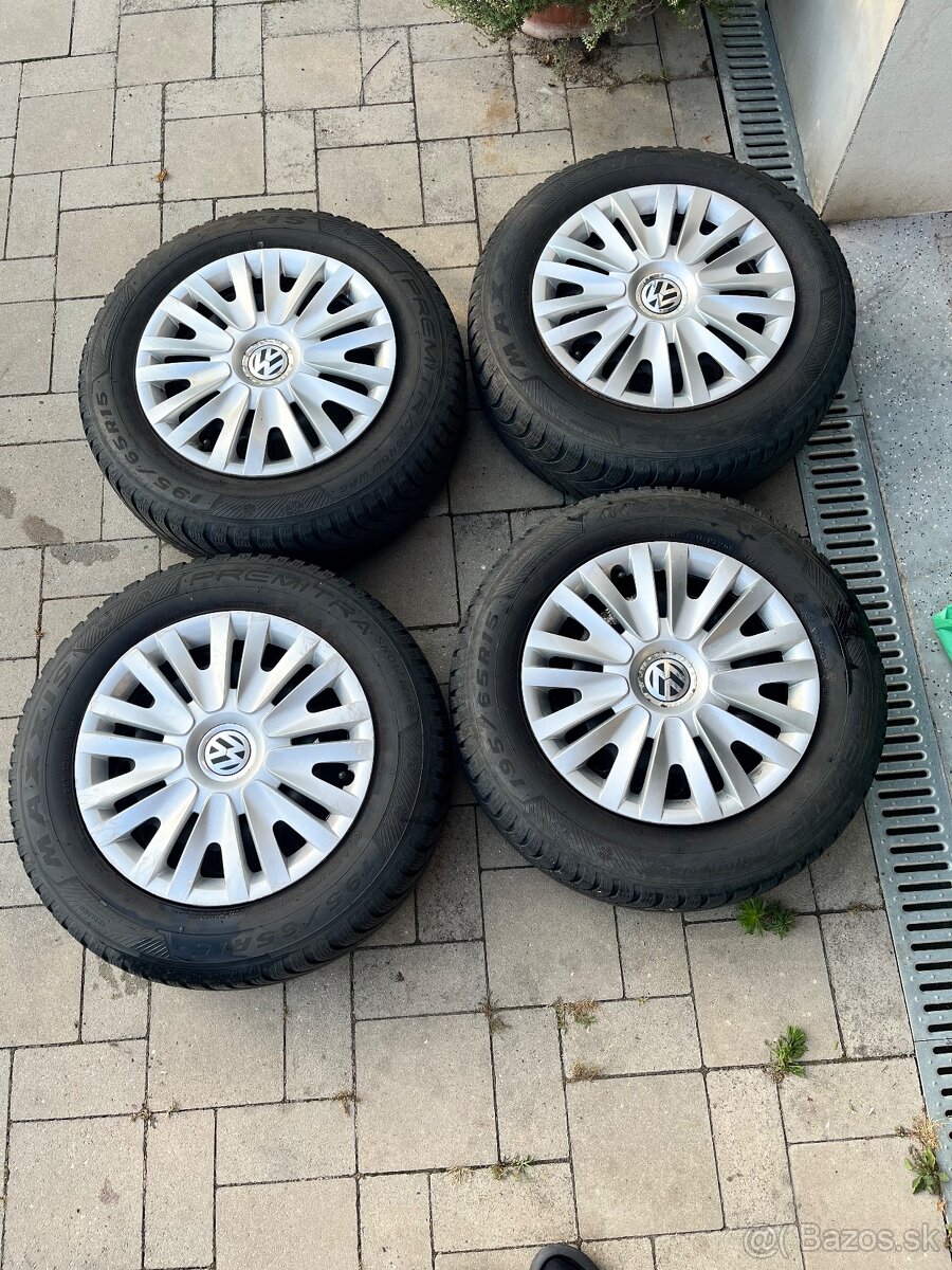 Volkswagen pneumatiky zimný set 5x112 R15