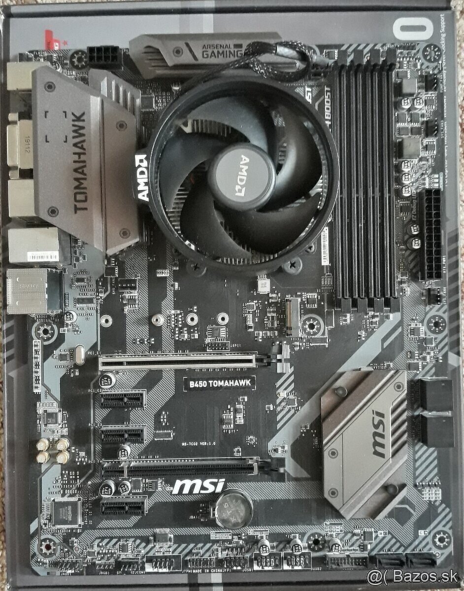 Ryzen 7 3700X + MSI B450 TOMAHAWK