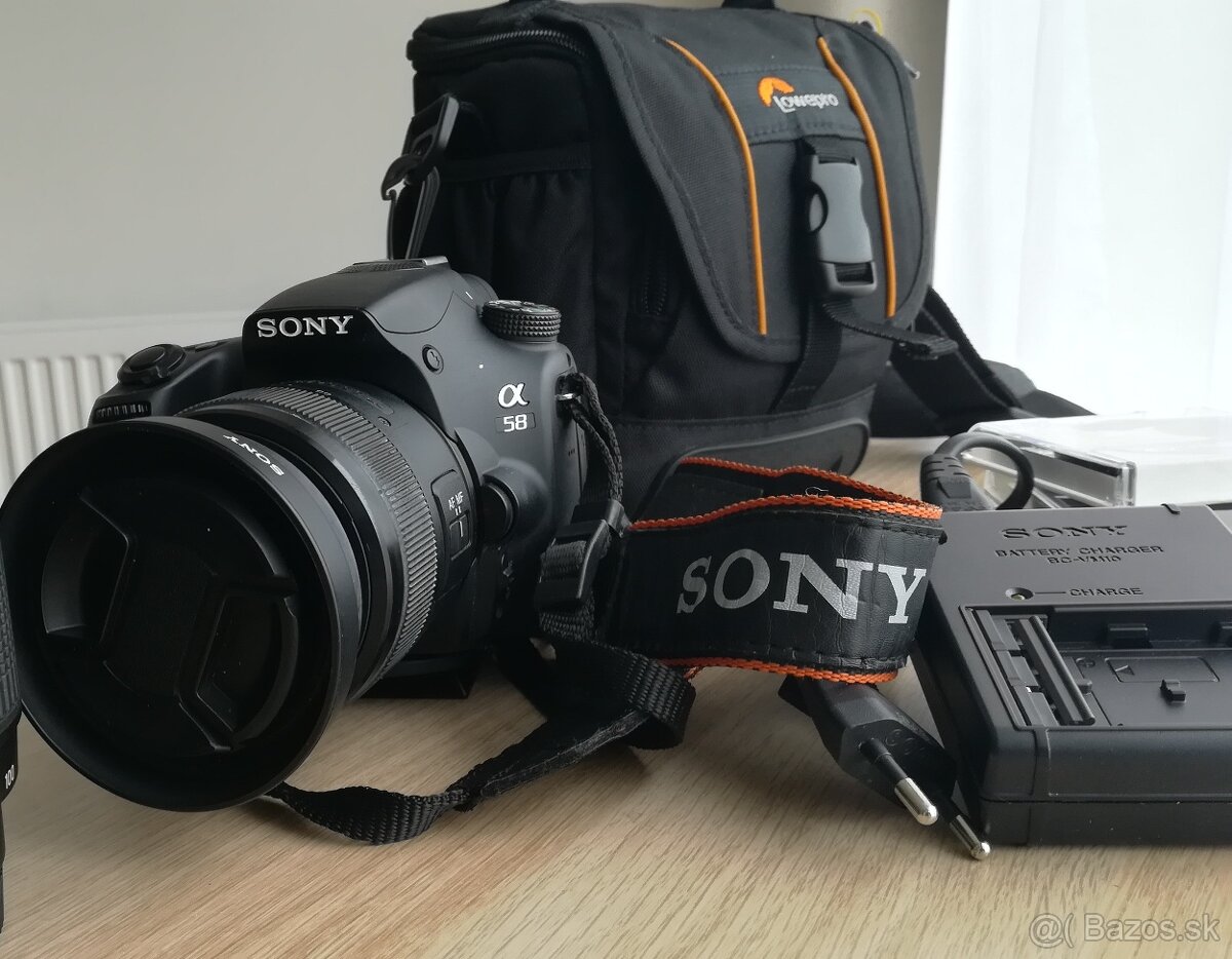 Sony Alpha a58 s objektívom