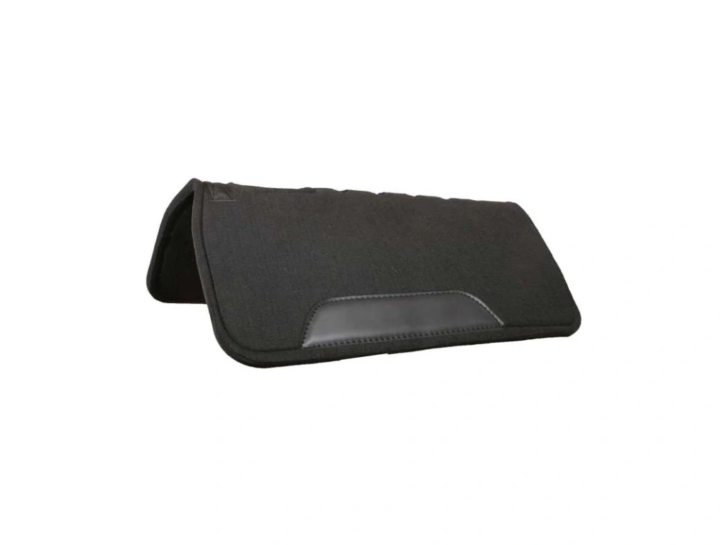 Flisová western deka čierna