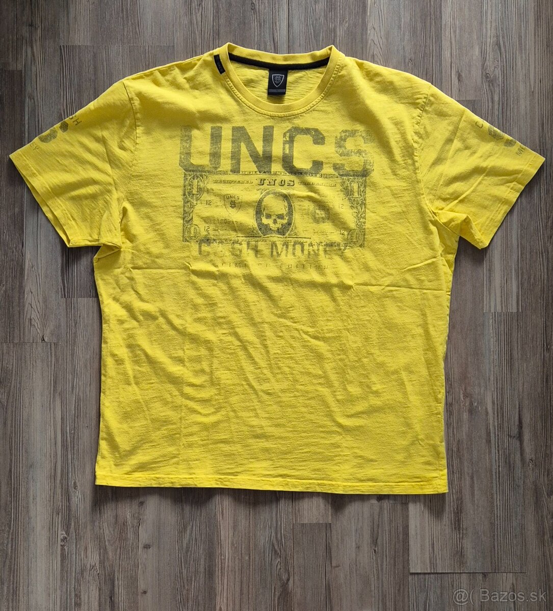 Tričko UNCS XL žlté