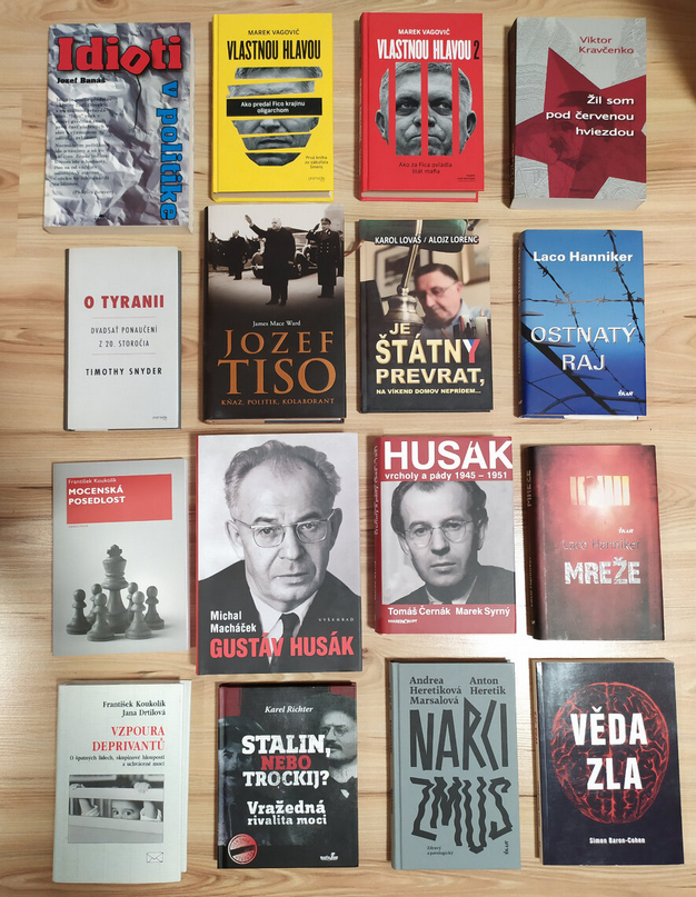 Predám knihy- Fico, Tiso, Husák, Lorenc, totalita,komunizmus