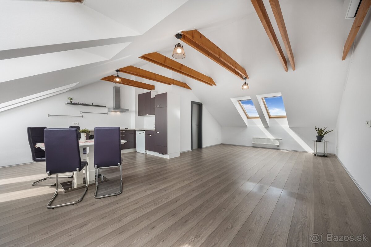 Podkrovný 1-izb. byt 48m2 s parkovacím miestom v Hamuliakove