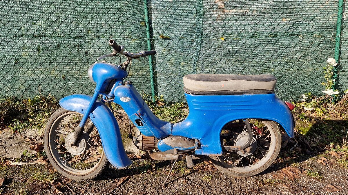 Jawa 555 r.v. 1961, stará ŠPZ