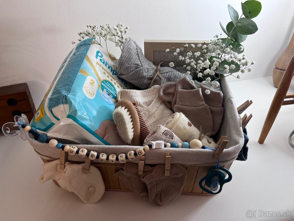 Darčekový box - košík, pre bábätko