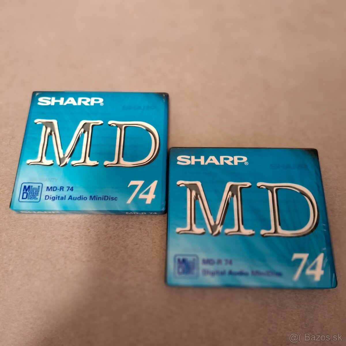 SHARP - MD 74 min / Balík No40 / 2ks / Minidisc / nové