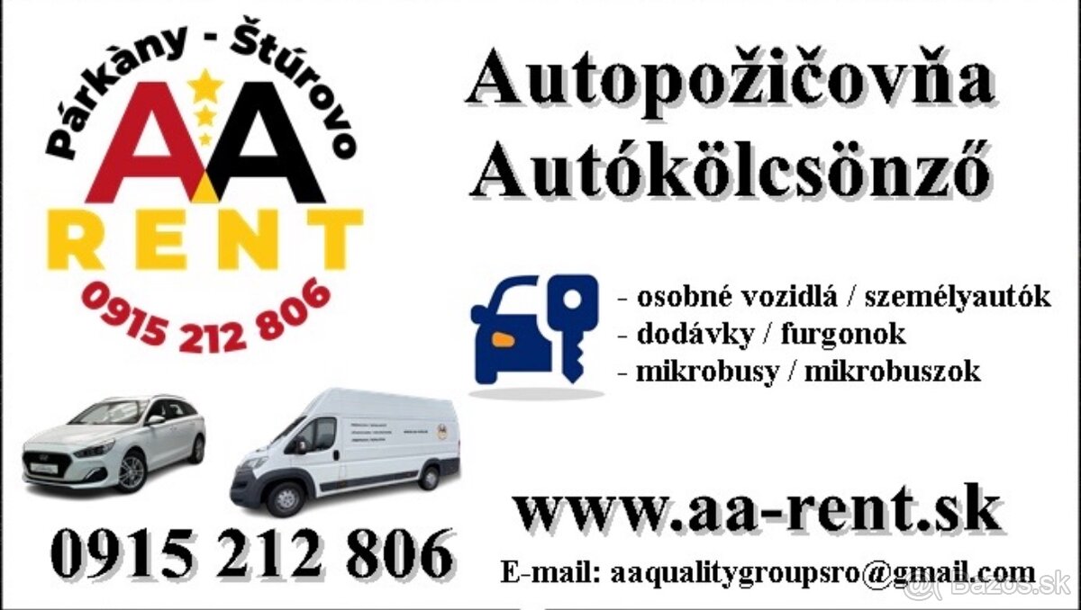 Autopožičovňa Štúrovo