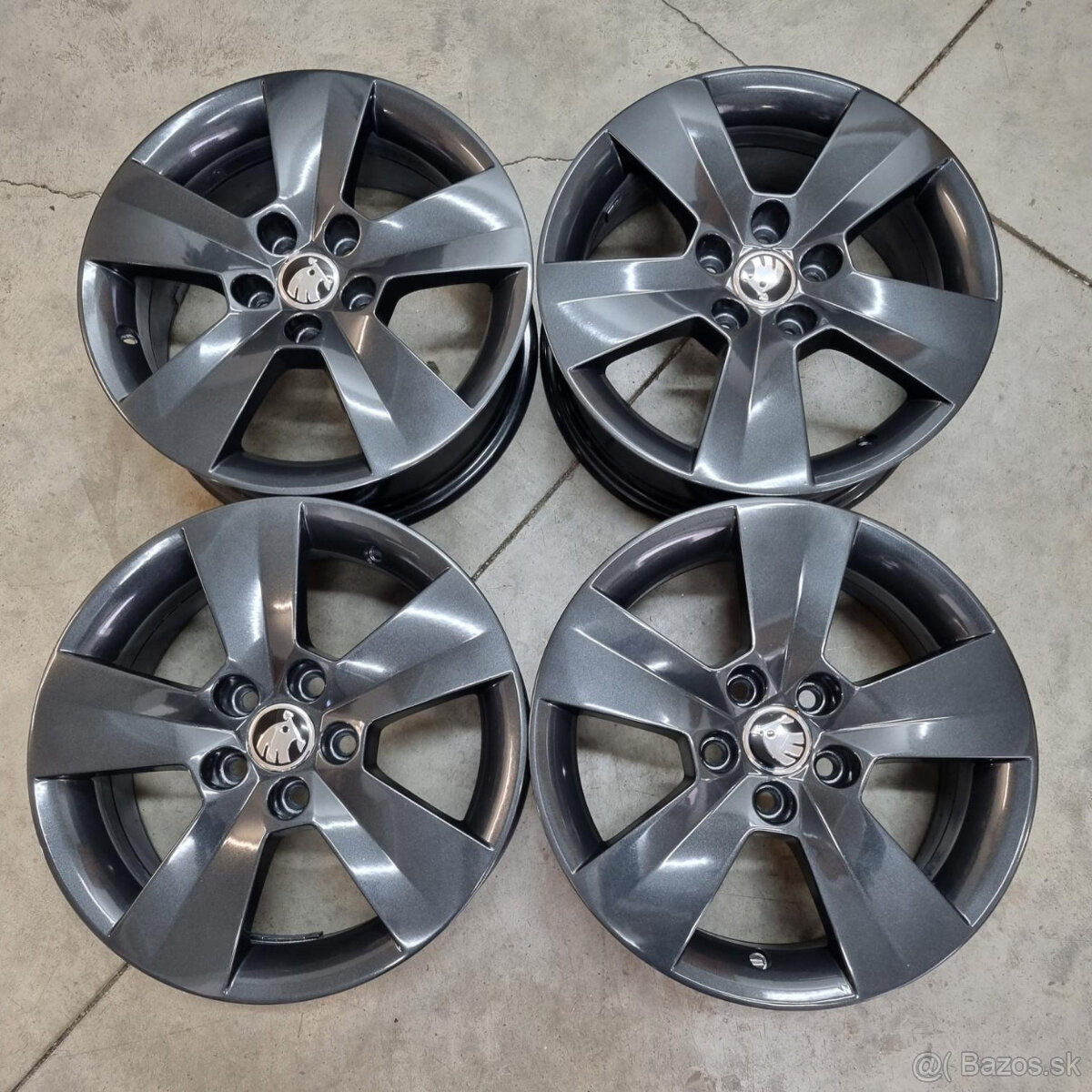 Hliníkové disky Škoda 5x100 R15 6J ET38
