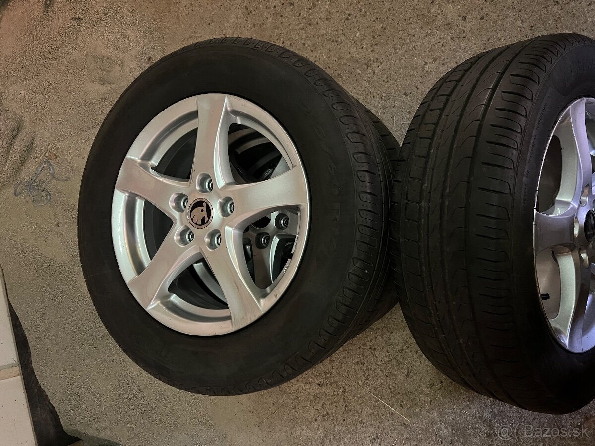 Predám alu disky plus pneu