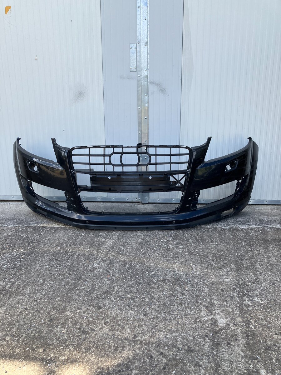 Predni naraznik audi q7 06-09 cerny spoiler v Svinaře