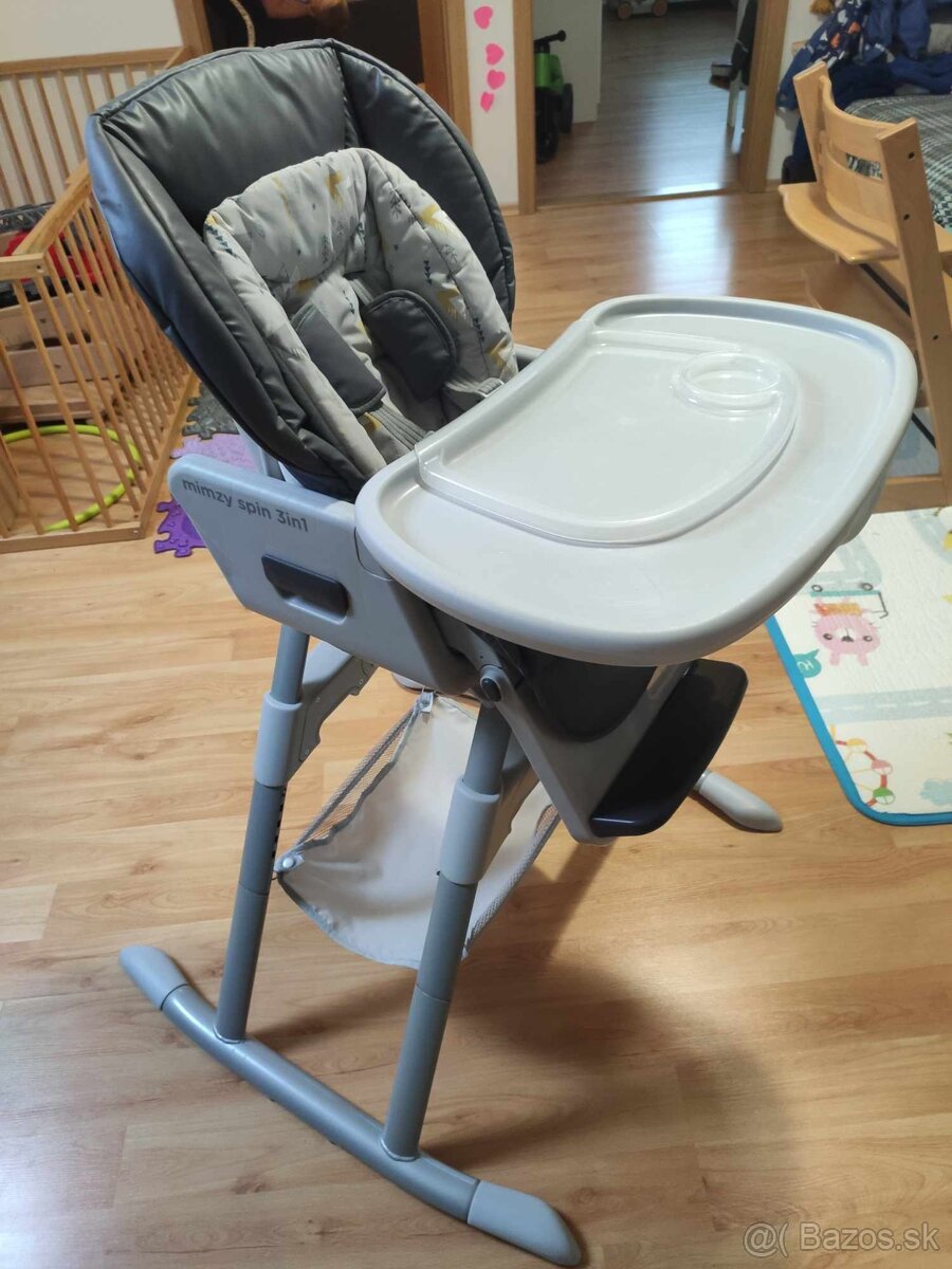 Otočná jdálenská stolička Joie Mimzy Spin 3in1