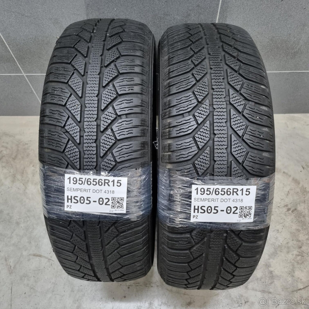 Zimné pneumatiky 195/65 R15 SEMPERIT DOT4318