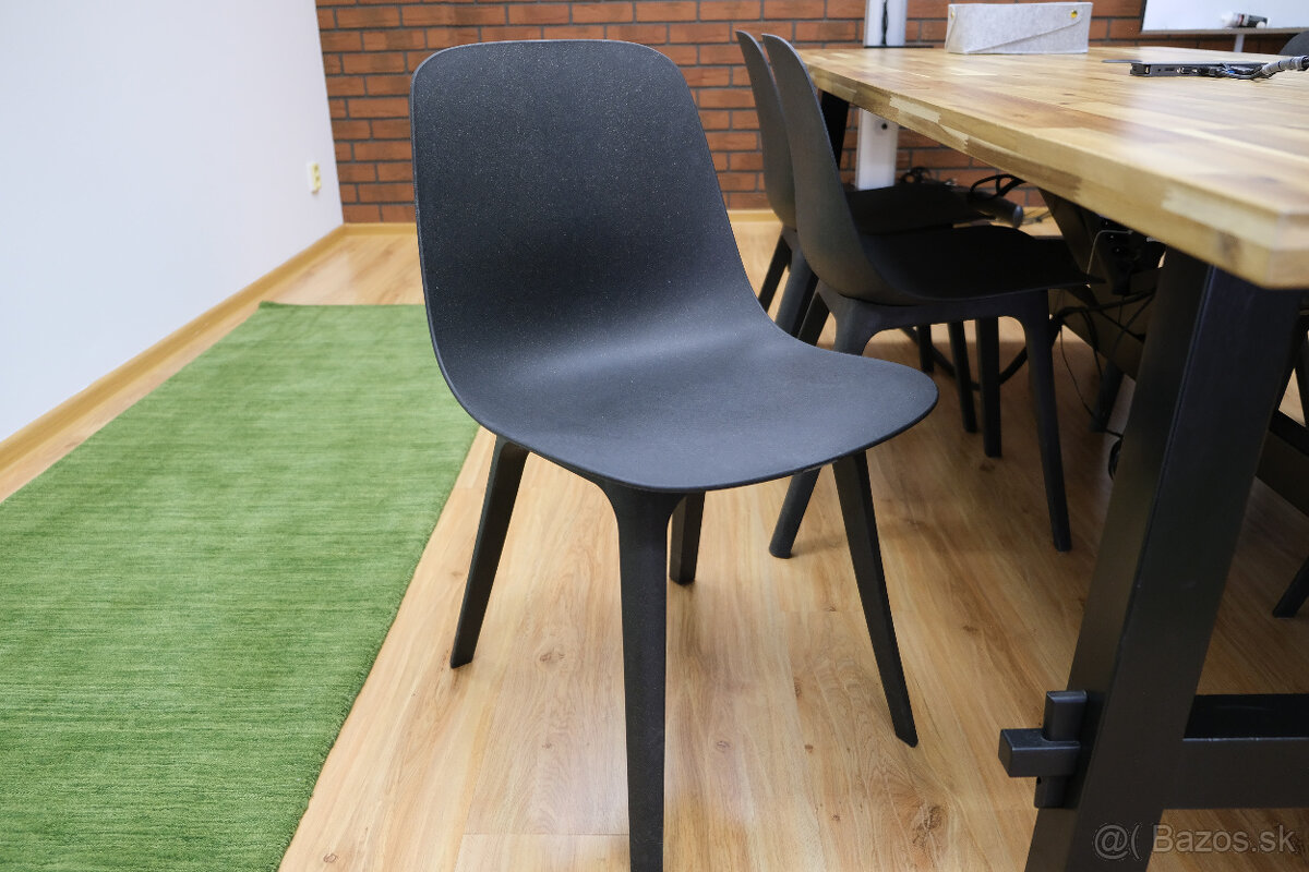 IKEA ODGER - Stolička, antracit (8ks)