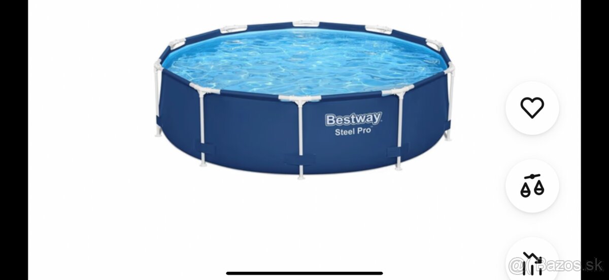 Bazén Bestway Steel pro