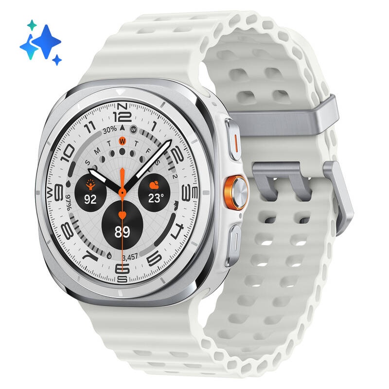 Samsung Galaxy Watch Ultra, FARBA BIELY TITAN NOVE ZARUKA