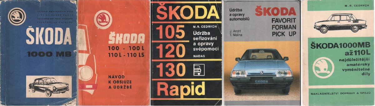 Knihy o oprave a údržbe starších automobilov a veteránov