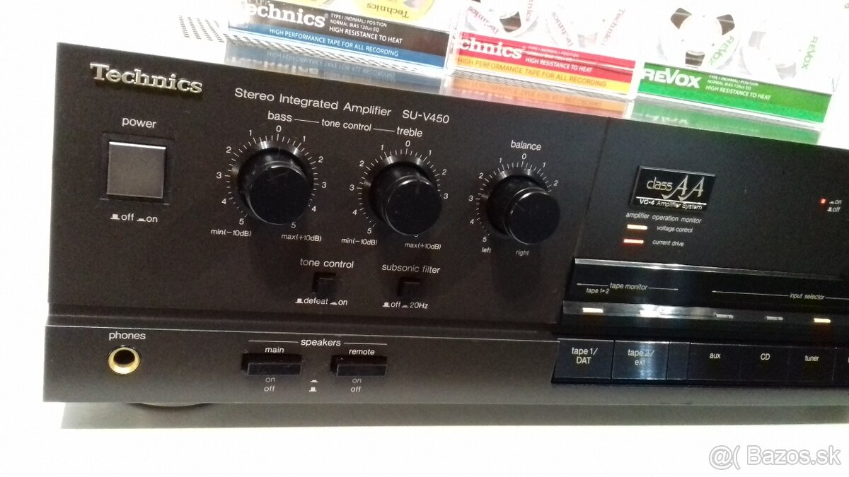 ClassAA =450W zosilnovac TECHNICS SU-V450 vyroba JAPAN, AZ48