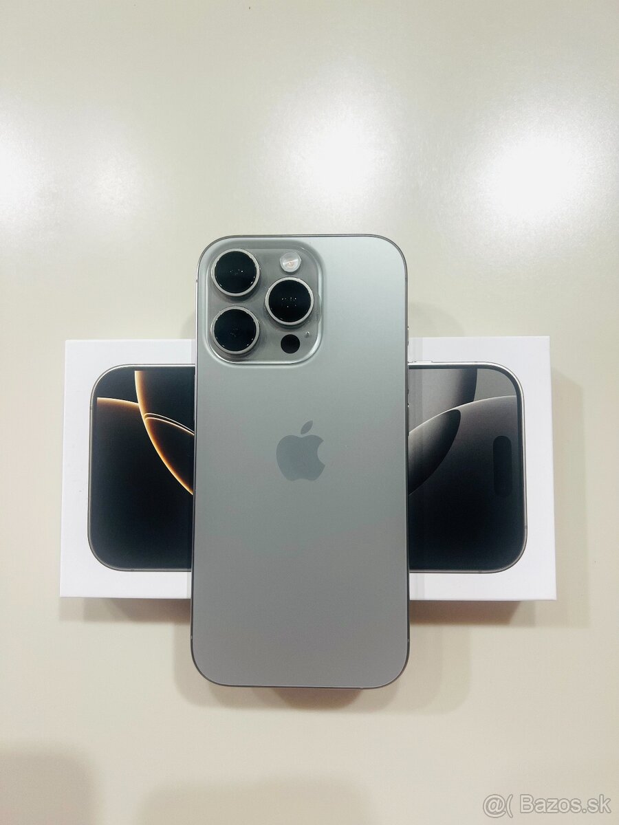Predám zánovný Apple iPhone 16 Pro 128 GB
