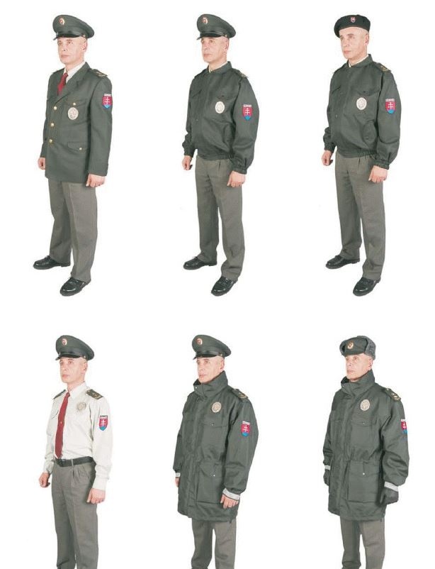 DOPYT - sučasti policajnej uniformy PZ SR vz.98 prvá verzia