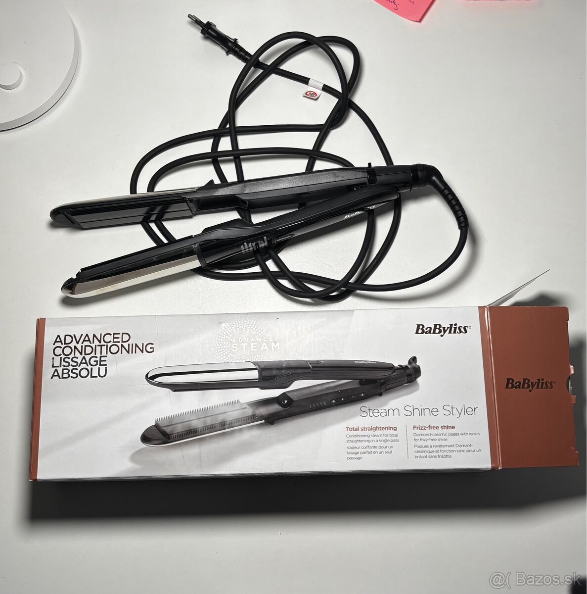 Parná žehlička na vlasy BaByliss