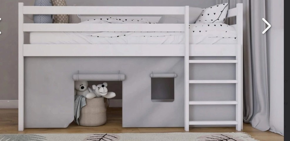 Detská vysoka posteľ