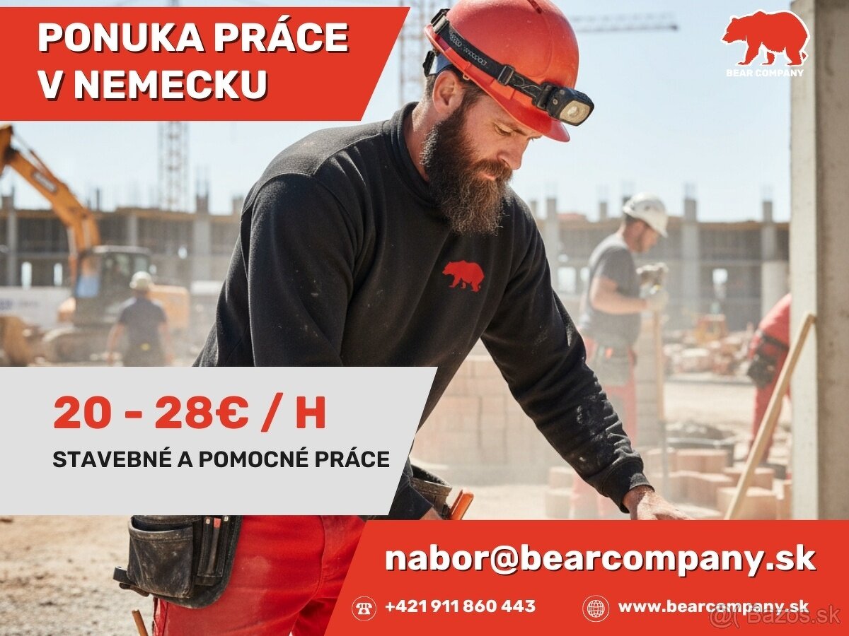 Podlahové kúrenie Nemecko – živnosť, 23–28 €/h