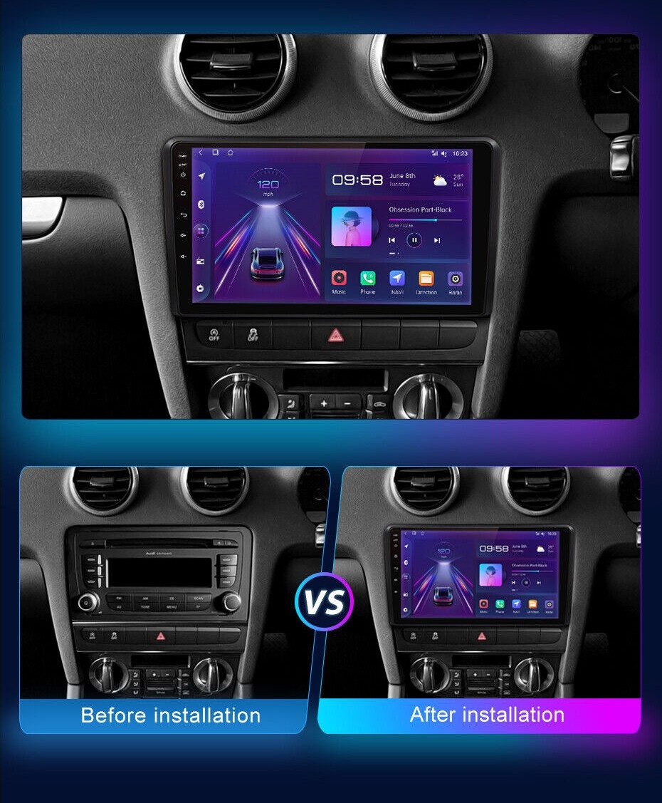 Dotykové GPS,autorádio pre VW POLO 2008-2020