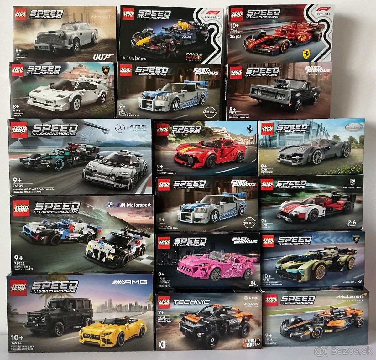 Lego Auta - ceny v popose