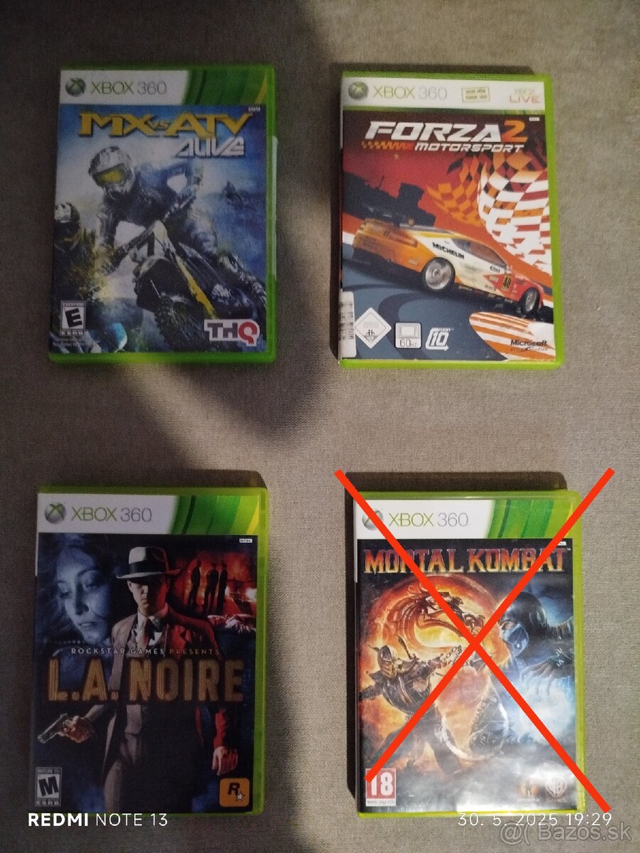 Predám hry na Xbox 360