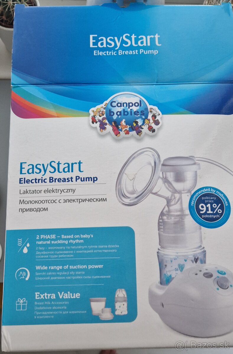 Odsávačka mlieka elektrická