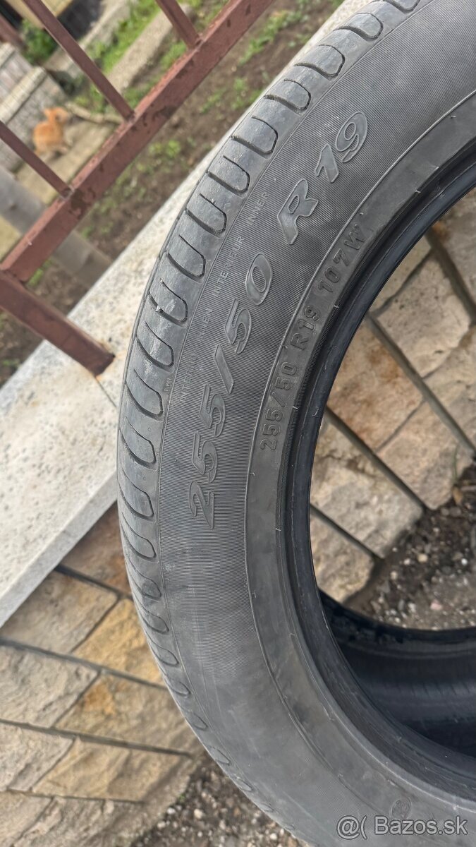 Predám PIRELLI 255/50R19 RUNFLAT SCORPION VERDE