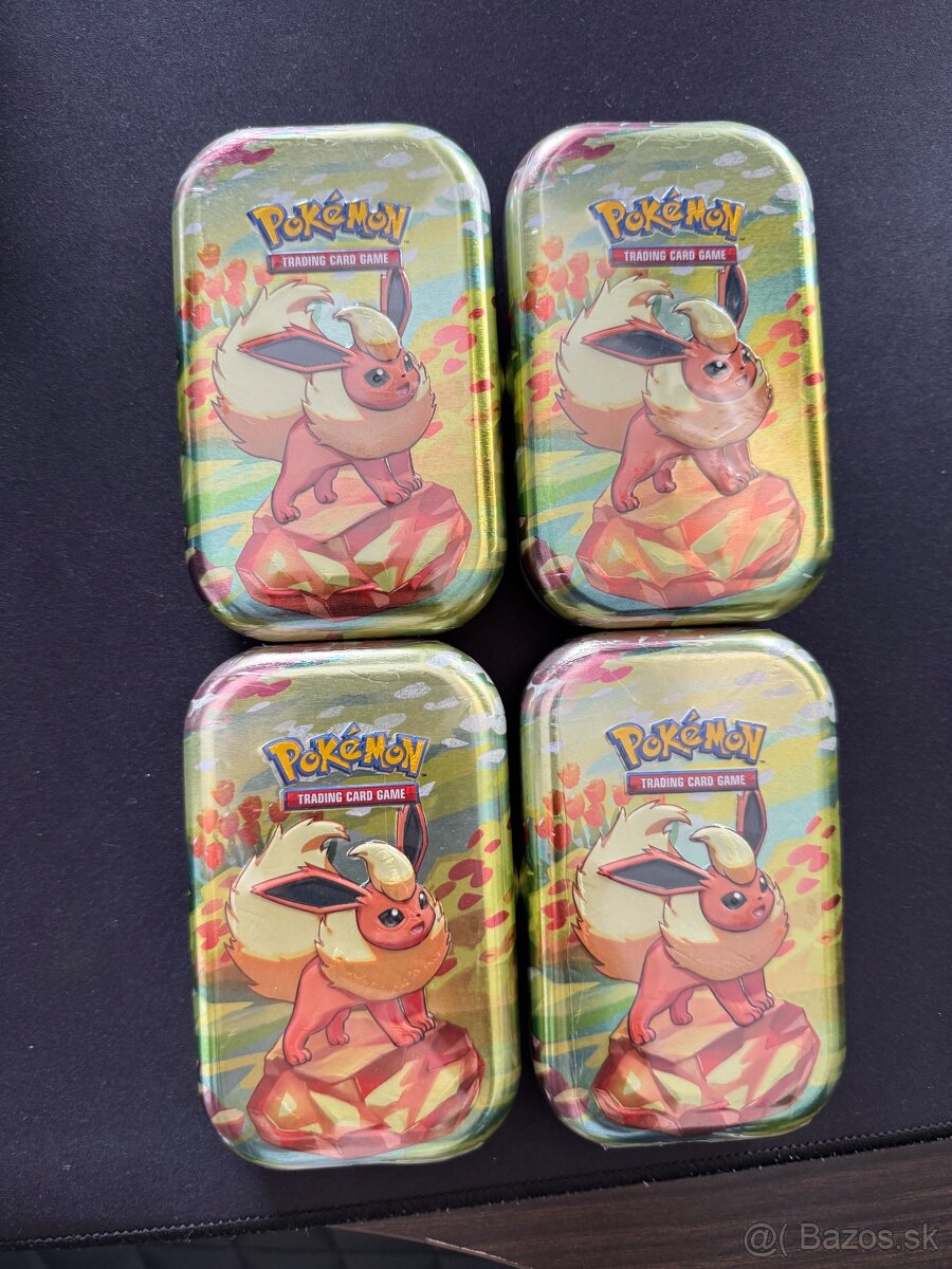 Pokemon prismatic evolutions tin 4ks