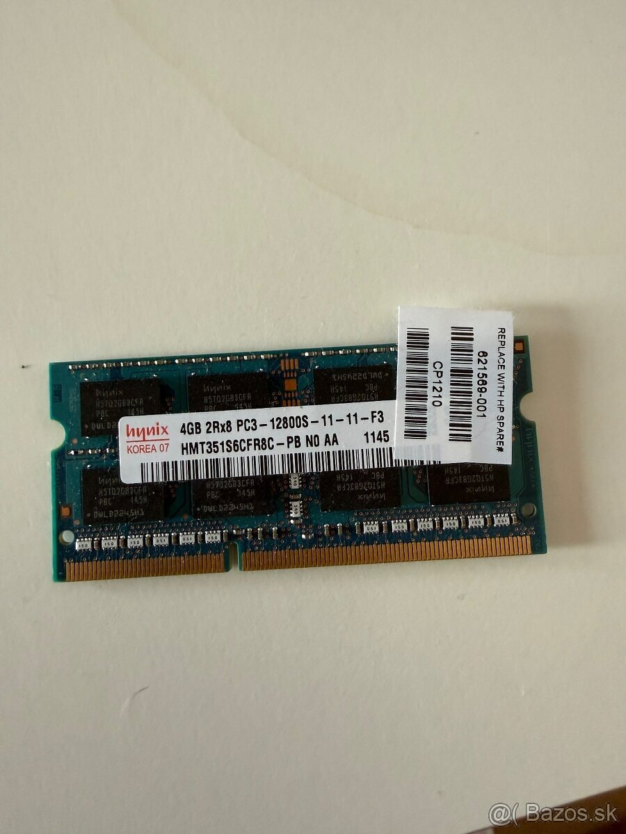 Predám Ramku Hynix 4gb 2Rx8 PC3