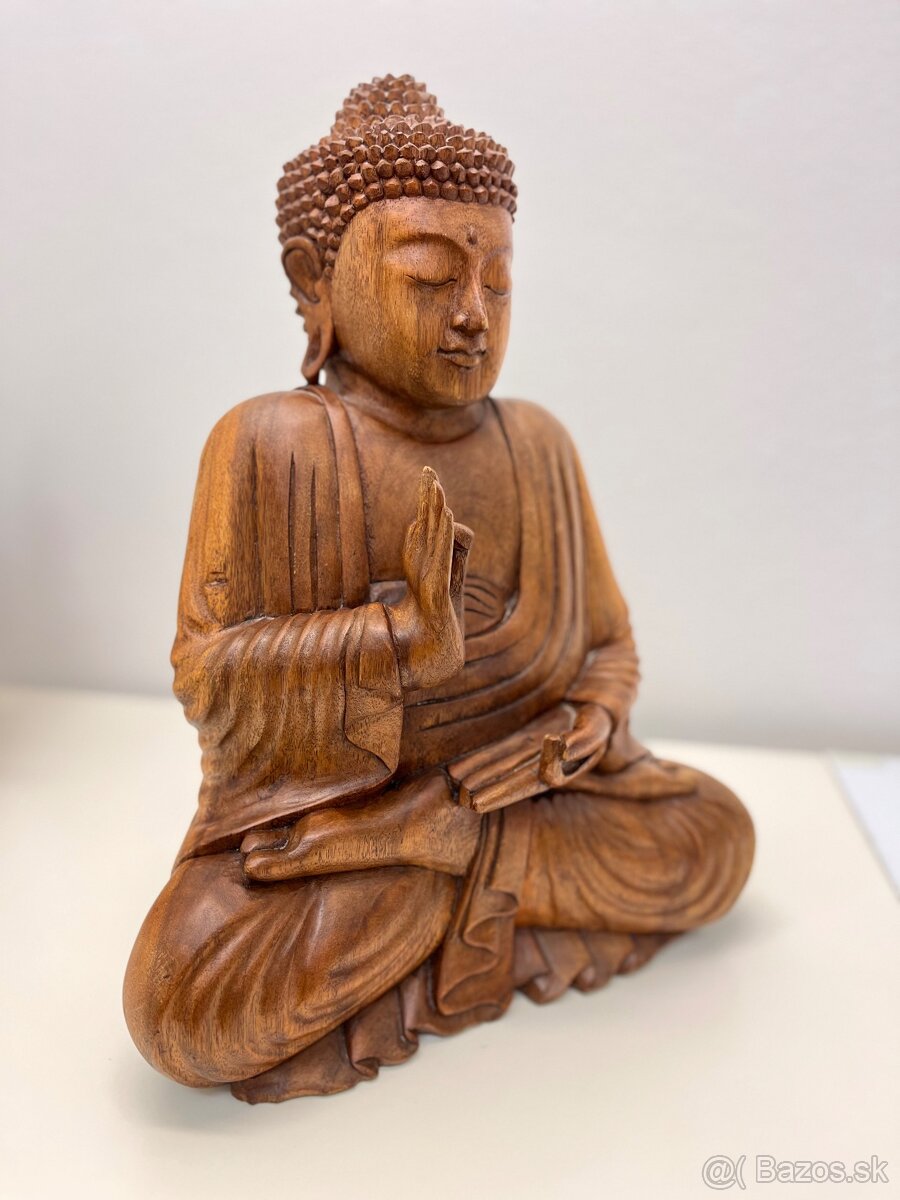 Budha drevený výška 50cm