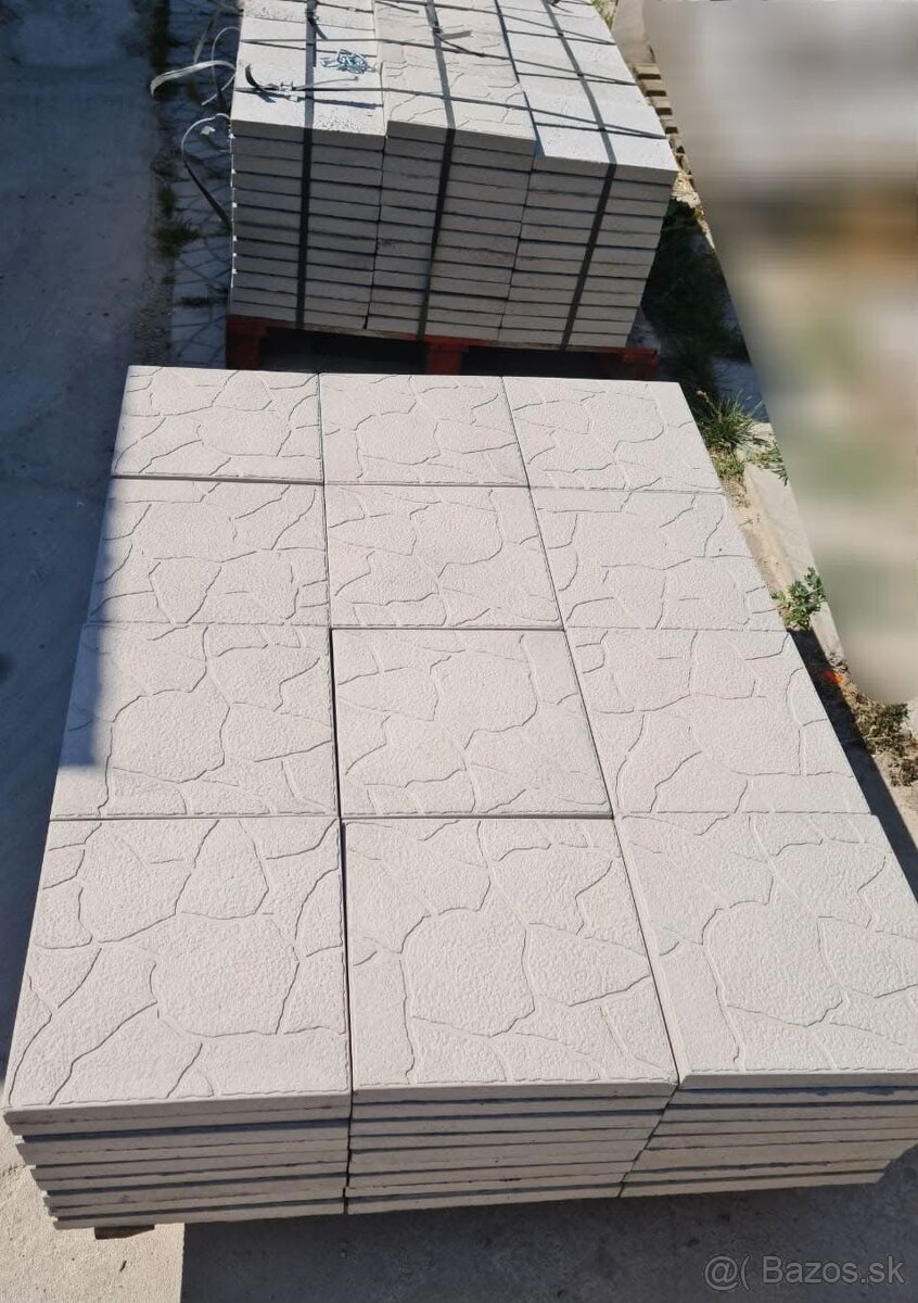dlazba drsny kamen 30cm/30cm-3cm