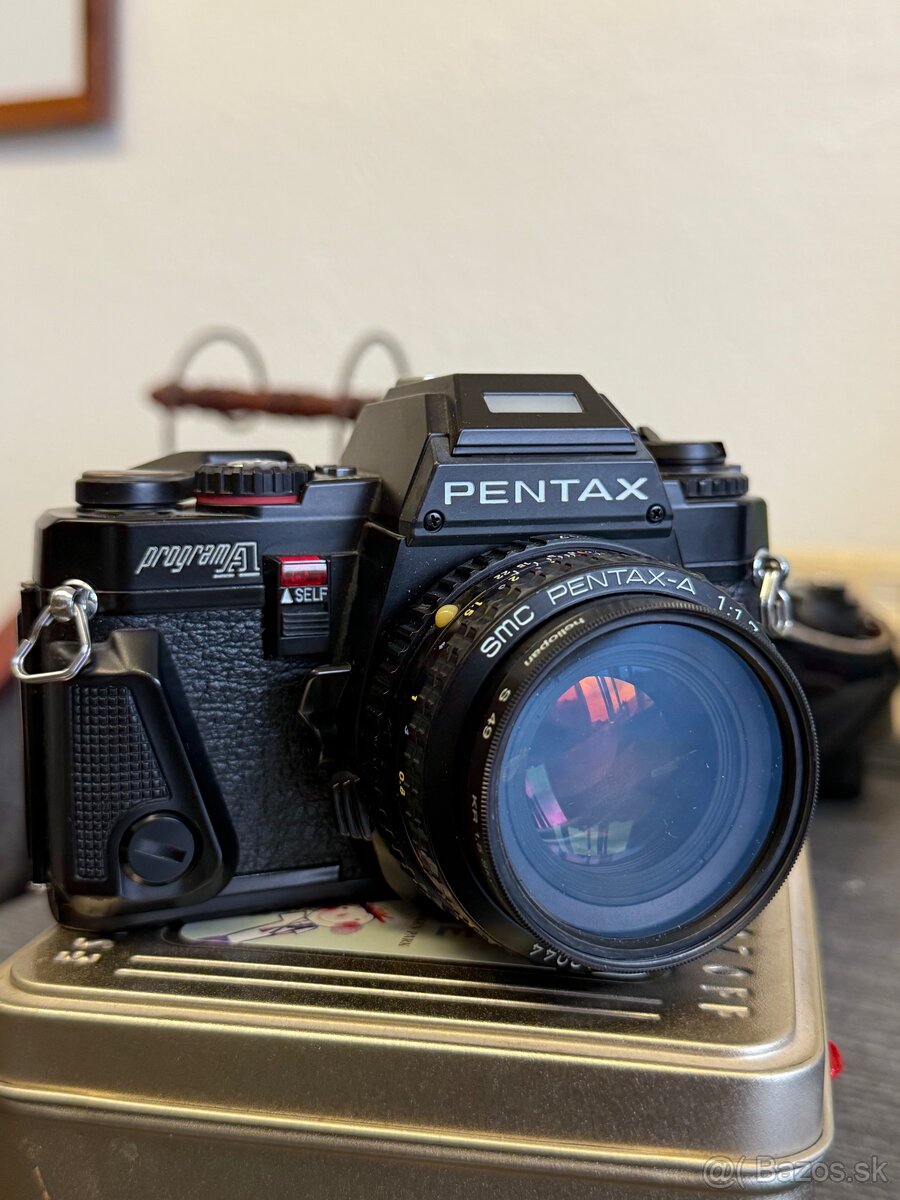 Pentax Program A + SMC Pentax-A stara zrkadlovka