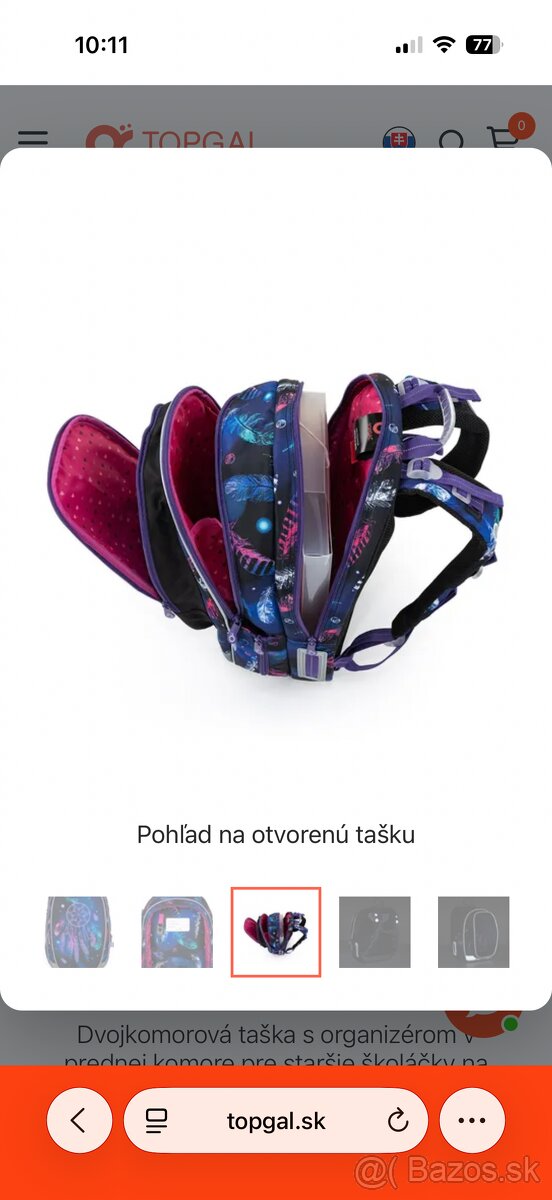 Školská taška Topgal