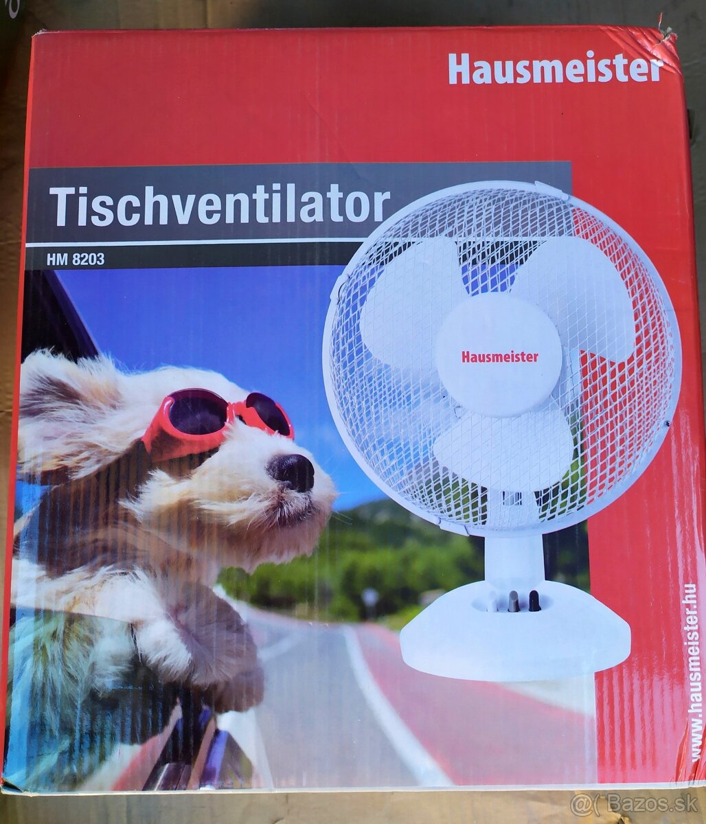 Stolný ventilátor – NOVÝ (25 cm) 