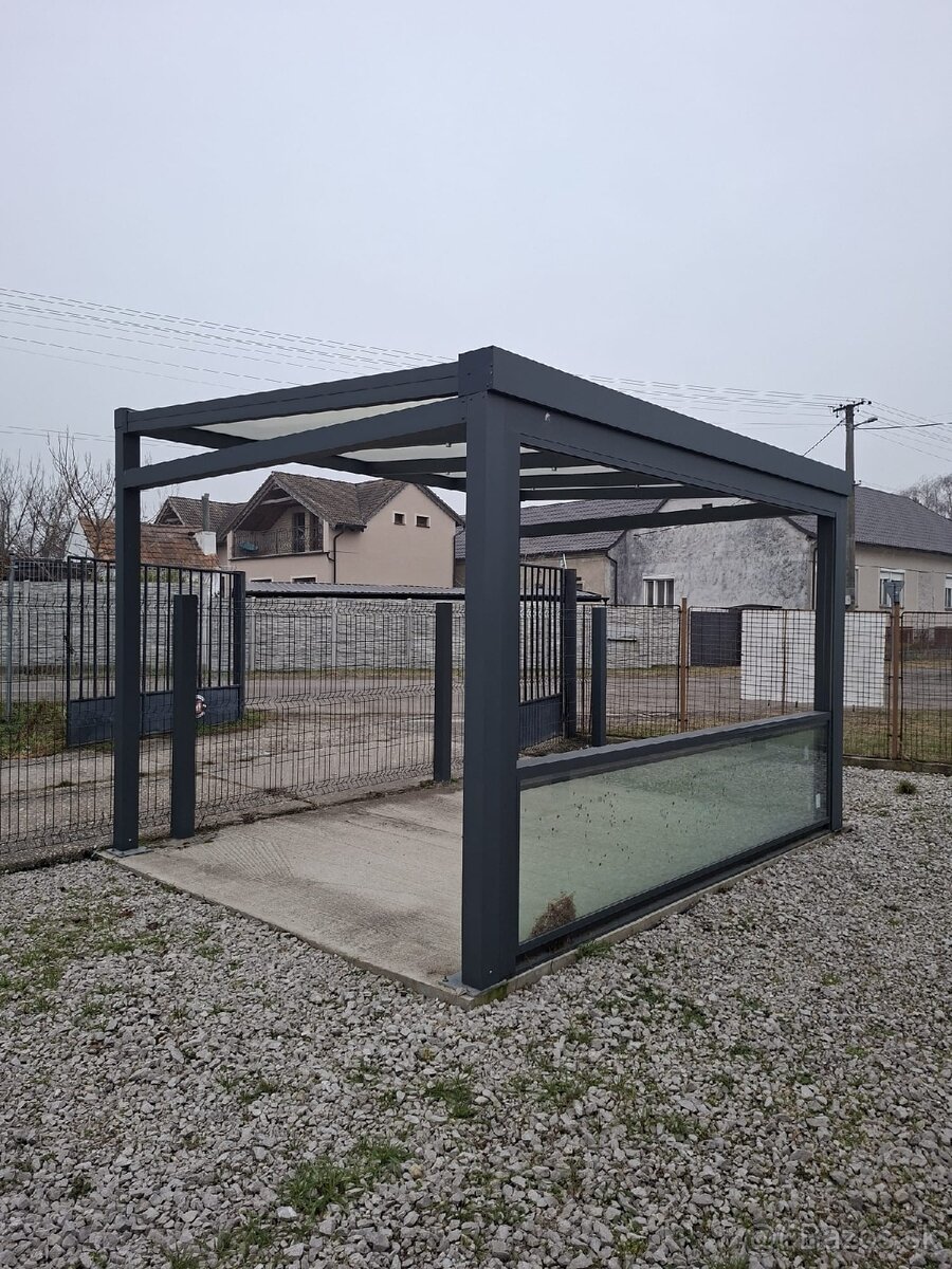 Predám pergolu vrátane skla