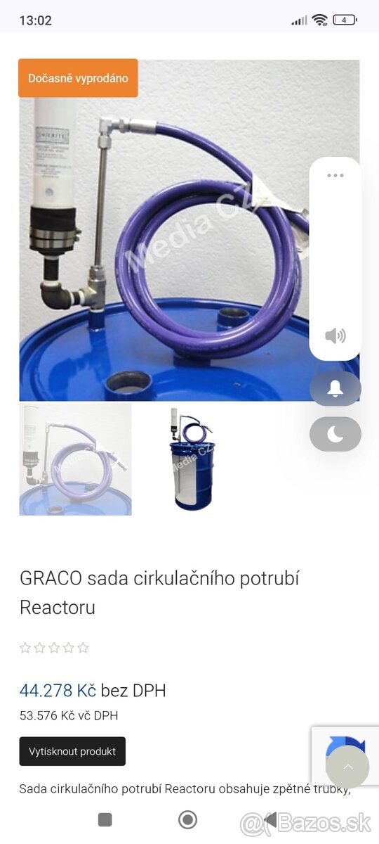Reactor GRACO Cirkulation Kit