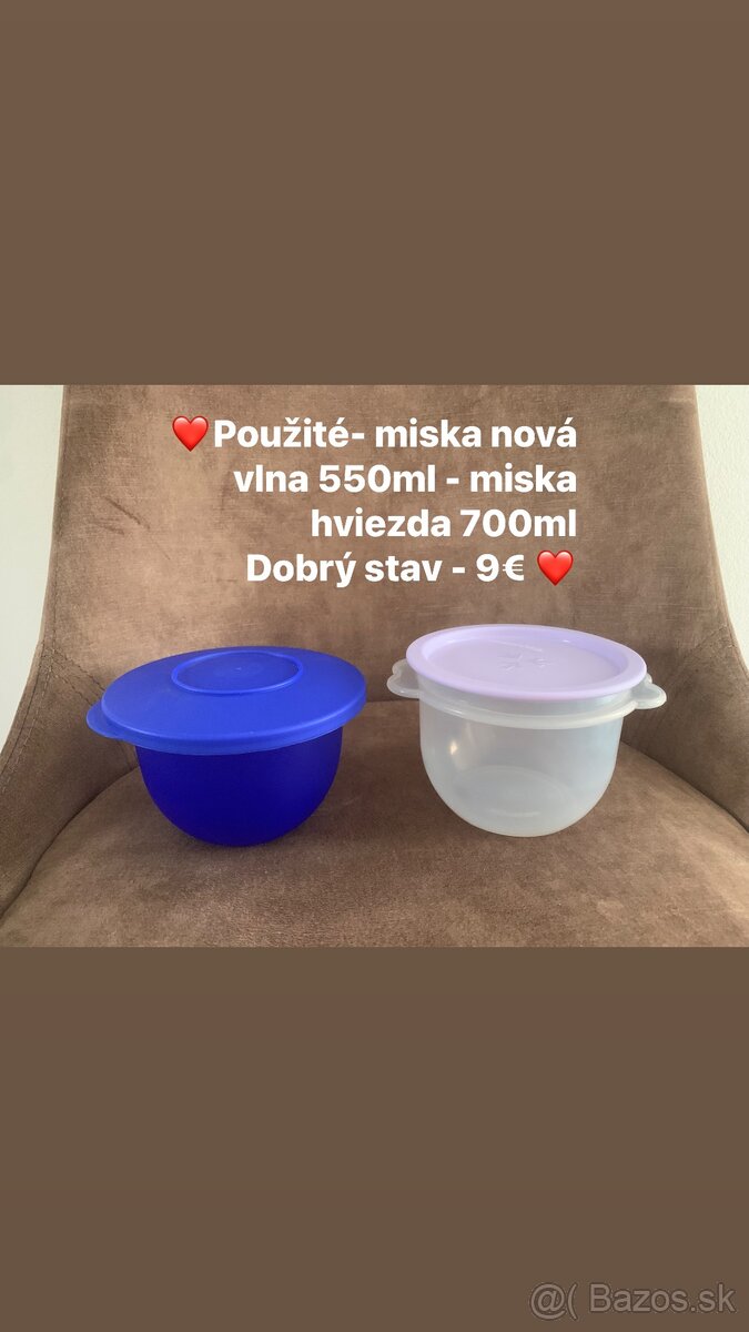 Sada misiek Tupperware