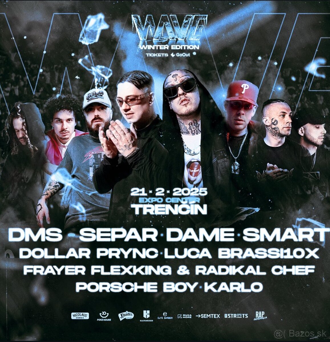 Lístok na Wave festival Trenčín 21.2 2025 Trenčín Bazoš.sk