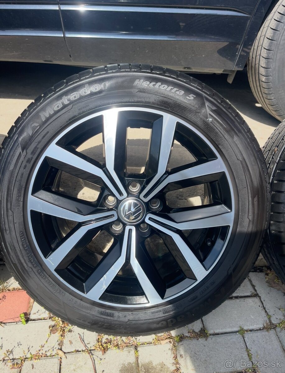 Predám elektróny VW 5x112 R17 + Pneumatiky 215/55 R17