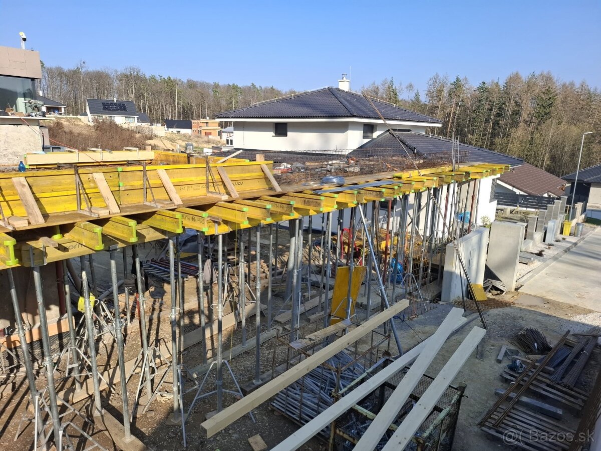 Tesárske a armovacie práce , monolit